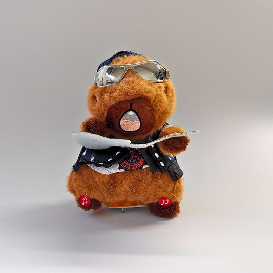 ๐ถ Dodopara Dancing Capybara Plush Toy with Guitar โ Battery-Powered Singing, Recording & Dancing Plush
