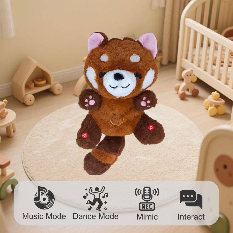 The Breathing Red Panda: Reduces stress and promotes calmness