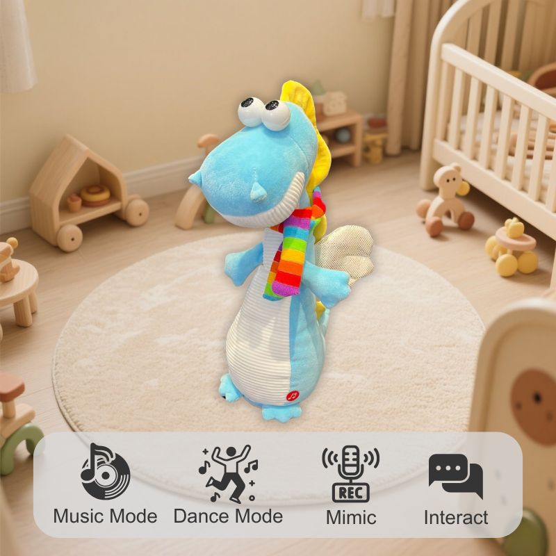 interactive stuffed dragon toy